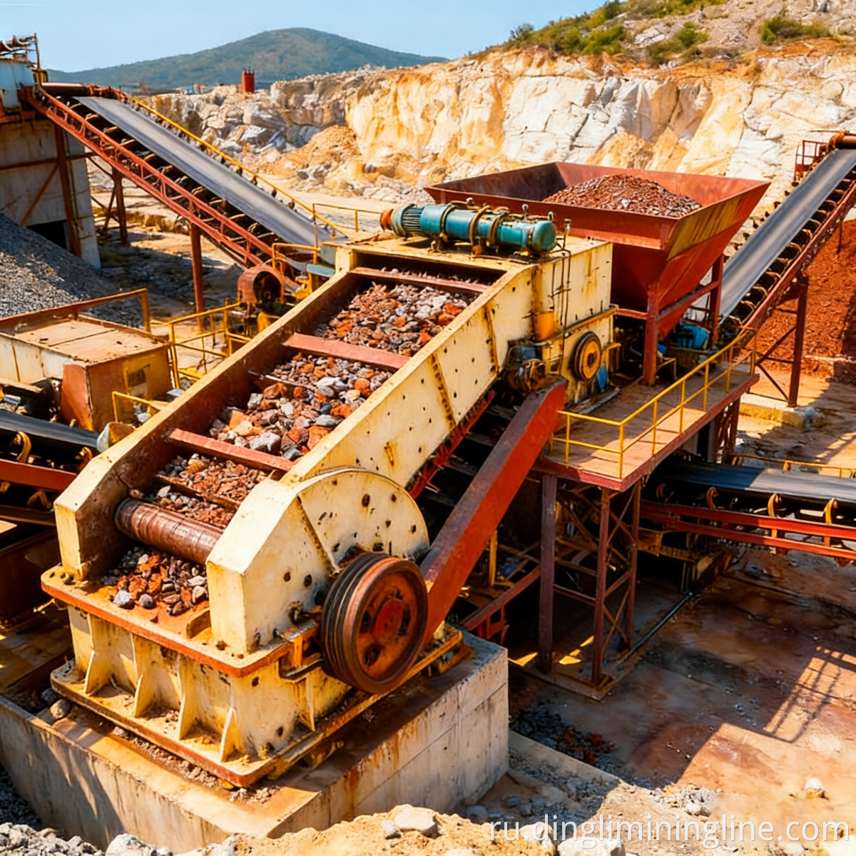 Metal Ore Washing Sorting Plant